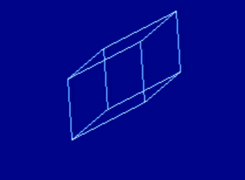 Another rotating cube experiment